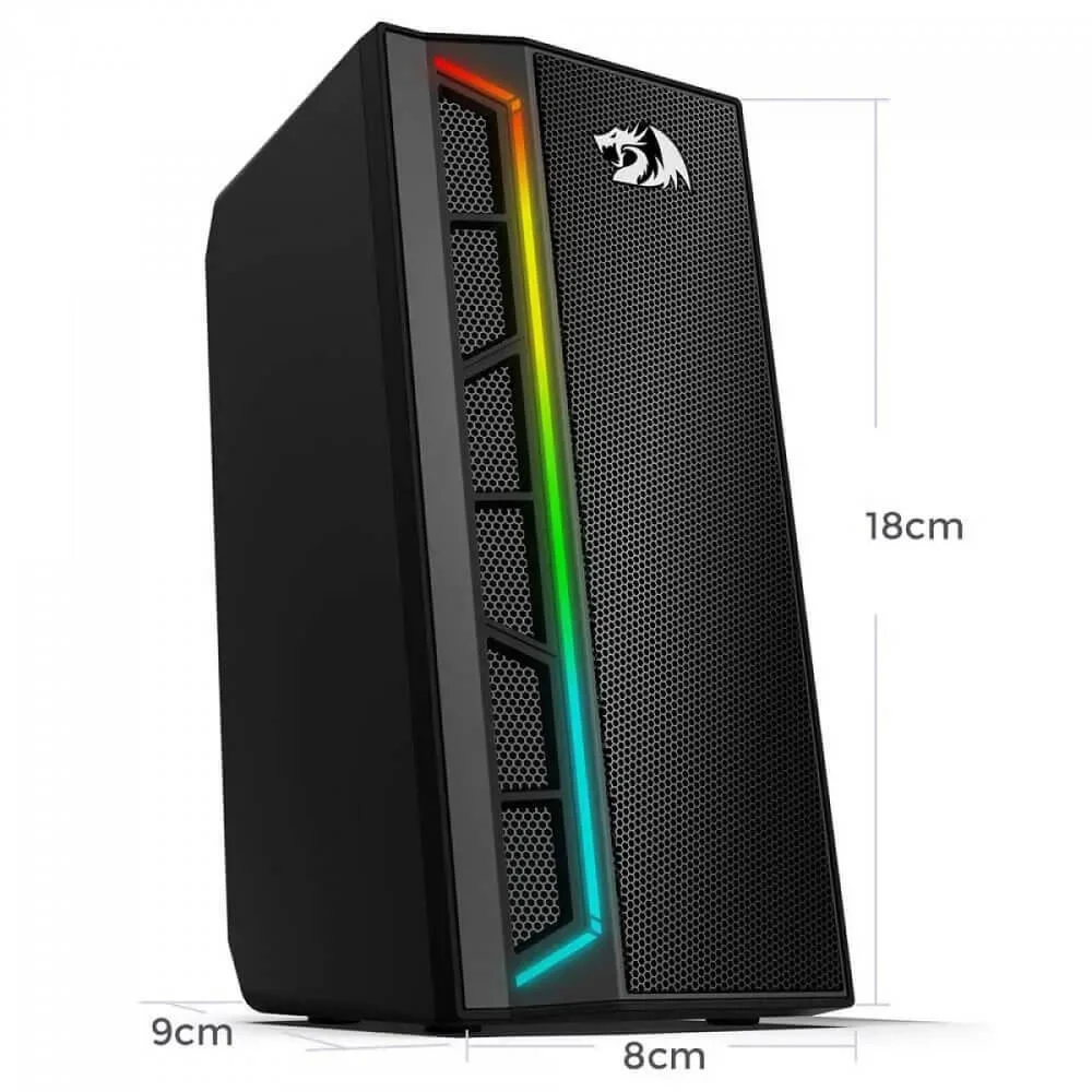 Imagem 2 de 5 do produto Caixa de Som Redragon Calliope Gs580, RGB, 10w, Preto