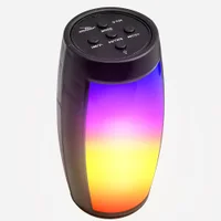 Caixa De Som Grasep, Bluetooth, Luz LED, USB, Rádio