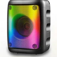 Caixinha Som Grasep, Bluetooth, Suporte Celular FM, USB, RGB