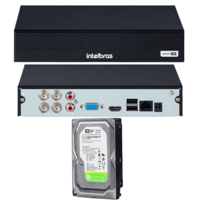 Dvr Intelbras, Mhdx, Multi HD, 4 Canais  - Com HD