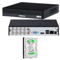 Dvr Intelbras, 8ch, Mhdx, Multi HD, 5x1 Cloud ,P2P, HD 500GB