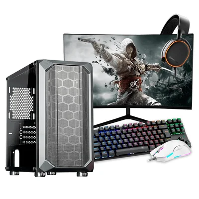 PC Gamer Completo Ryzen 5 5600g, 16gb Ddr4, SSD 480GB, 500w 80 Plus, 7TUBJOTF-E