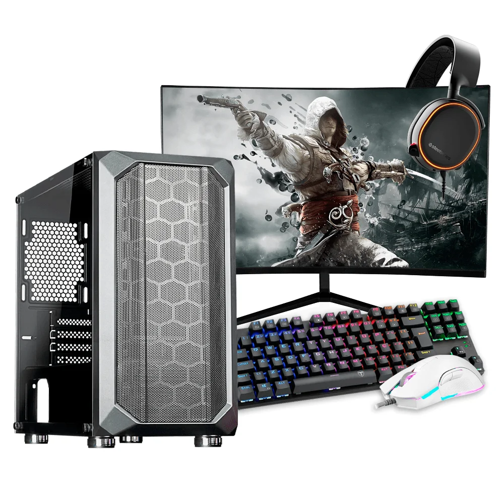 PC Gamer Completo Ryzen 5 5600g, 16gb Ddr4, SSD 480GB, 500w 80 Plus, 7TUBJOTF-E