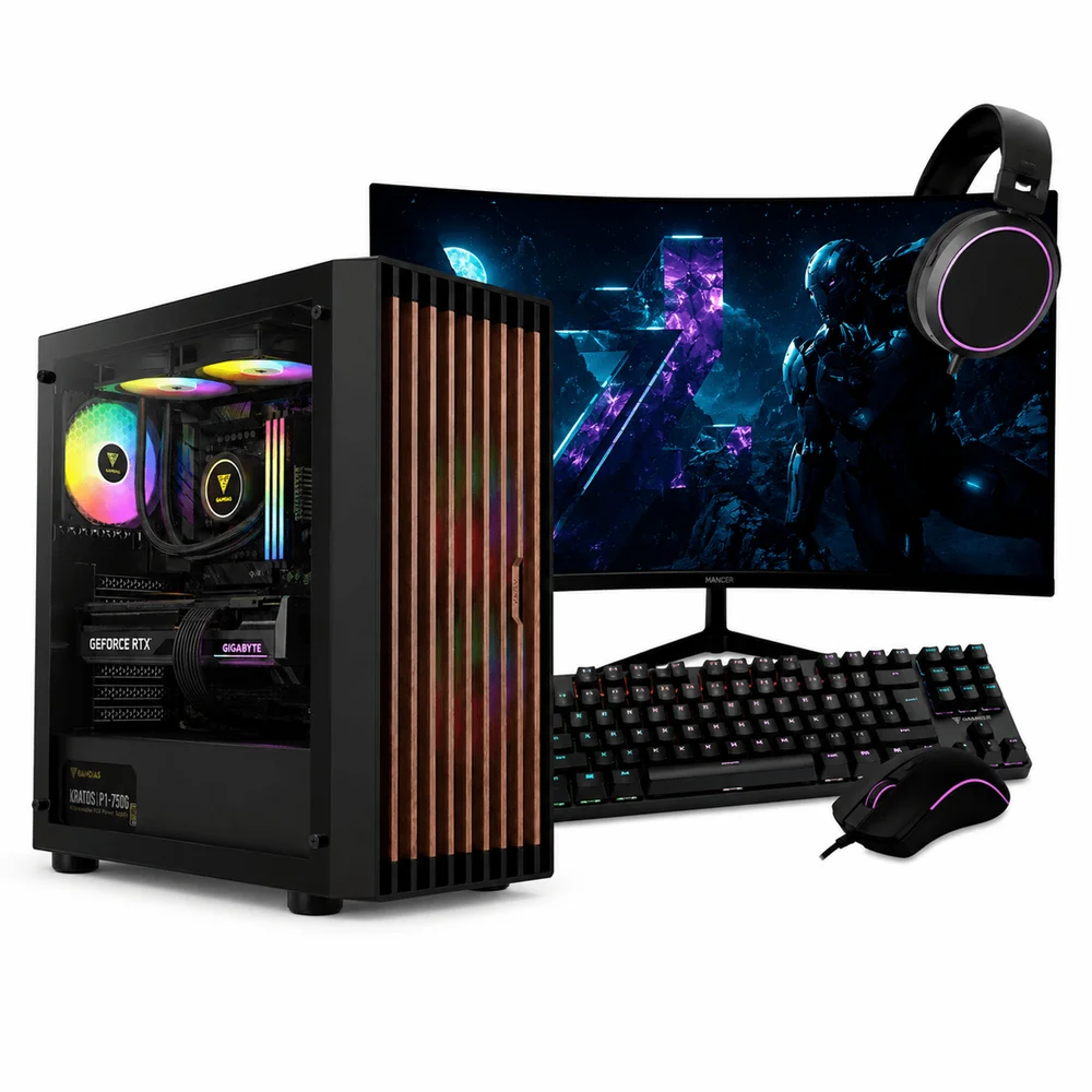 PC Gamer Completo Ryzen 5 5500, RTX 3060, 16gb Ddr4, SSD 480GB, 600w 80 Plus, 41IB44MF-E