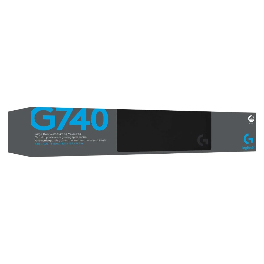 Imagem 2 de 5 do produto Mouse Pad Logitech G G740, Grande 400x460mm, Preto - 943-000804