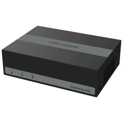 Dvr Hikvision, 4 Canais 1080p, SSD 330GB, Lite H.265 - DS-E04HGHI-B