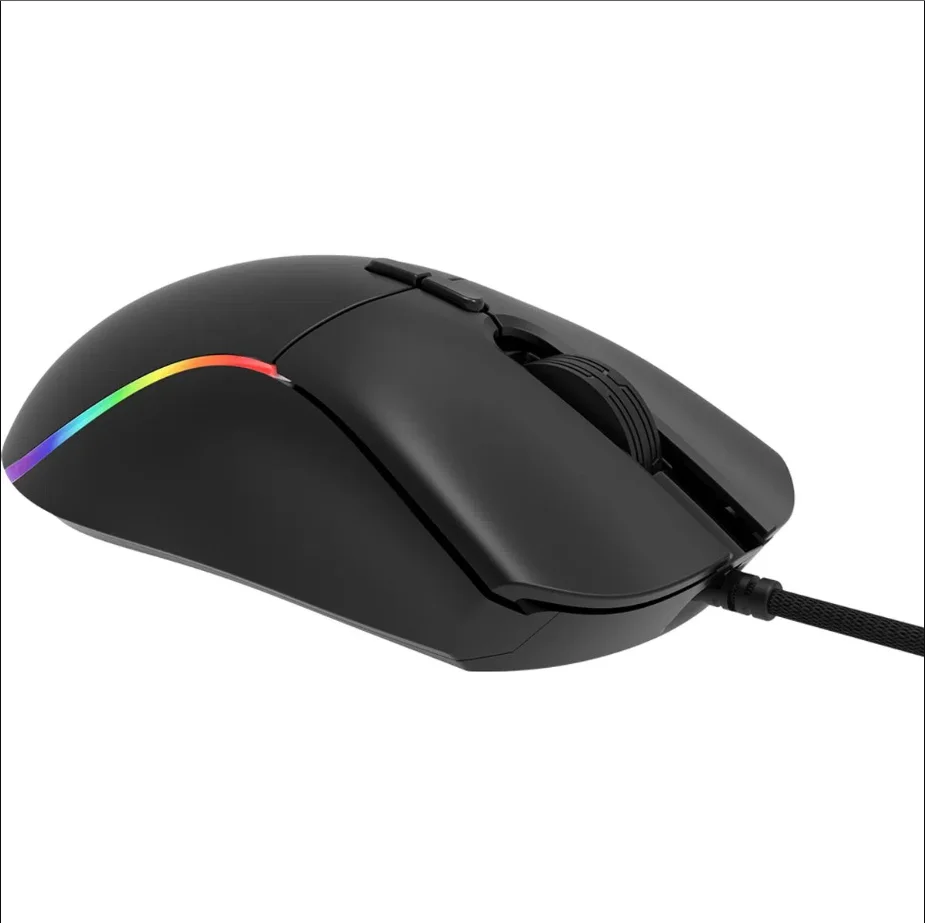 Mouse Com Fio Gamer Aoc, 12000 DPI, RGB, Ajuste De Peso - GM310B/FG Mouse Com Fio Gamer Aoc, 12000 DPI, RGB, Ajuste De Peso - GM310B/FG