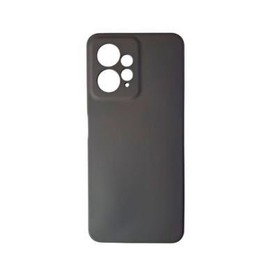 Capa Silicone Aveludado Compatível com, Redmi Note 12, 4G, Preto