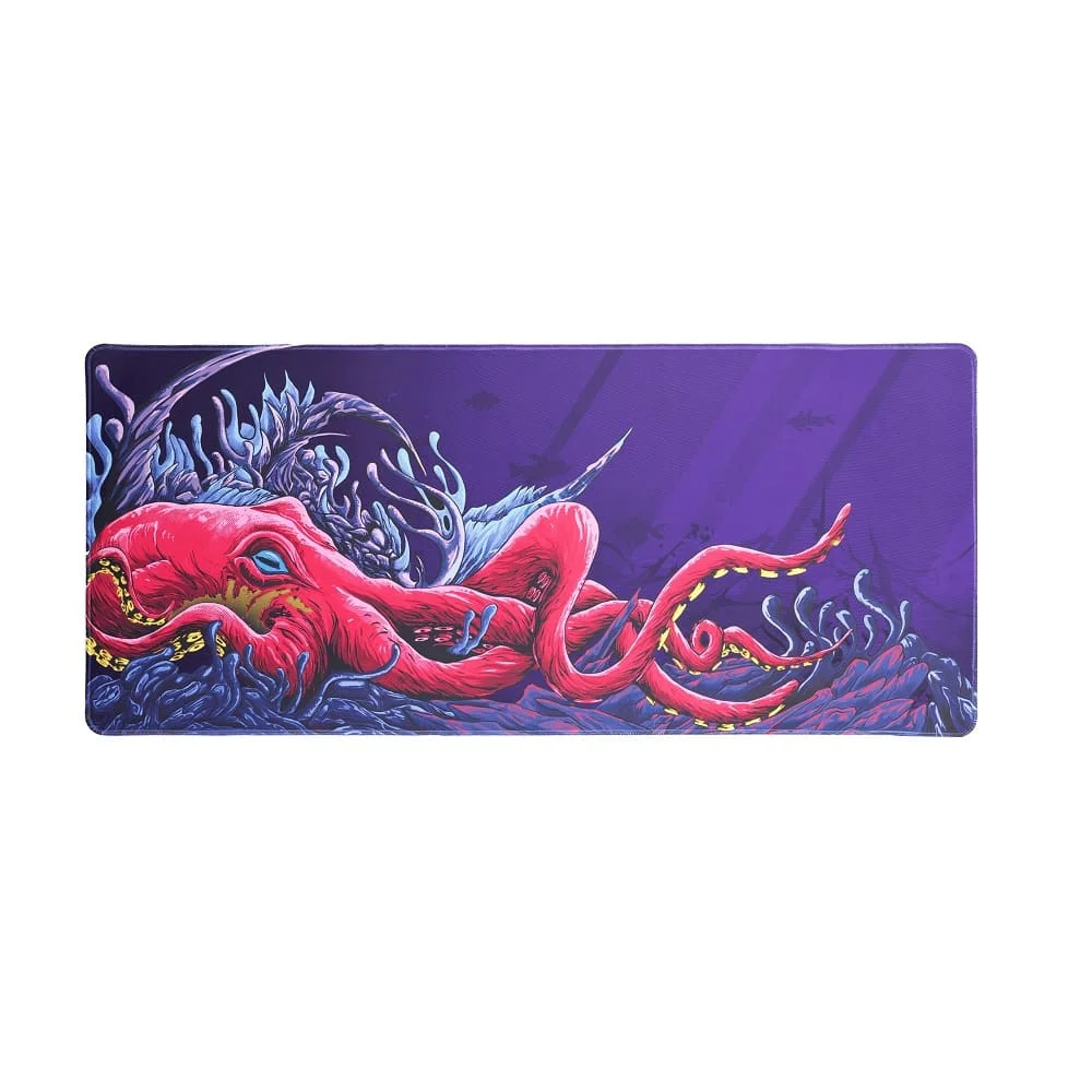 Mouse Pad Hybrid Deskmat Octopus Rose Dazz KaBuM