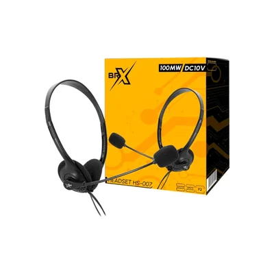 Headset Brx Hs-007 Com Microfone -2 Plug P2