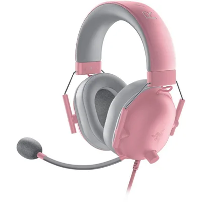 Headset Gamer Razer Blackshark V2 X, 3,5 Mm, Drivers De 50mm, Múltiplas Plataformas, Quartz - Rosa