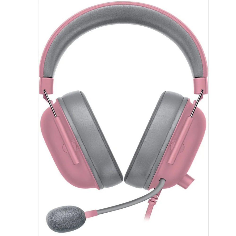 Imagem 3 de 5 do produto Headset Gamer Razer Blackshark V2 X, 3,5 Mm, Drivers De 50mm, Múltiplas Plataformas, Quartz - Rosa