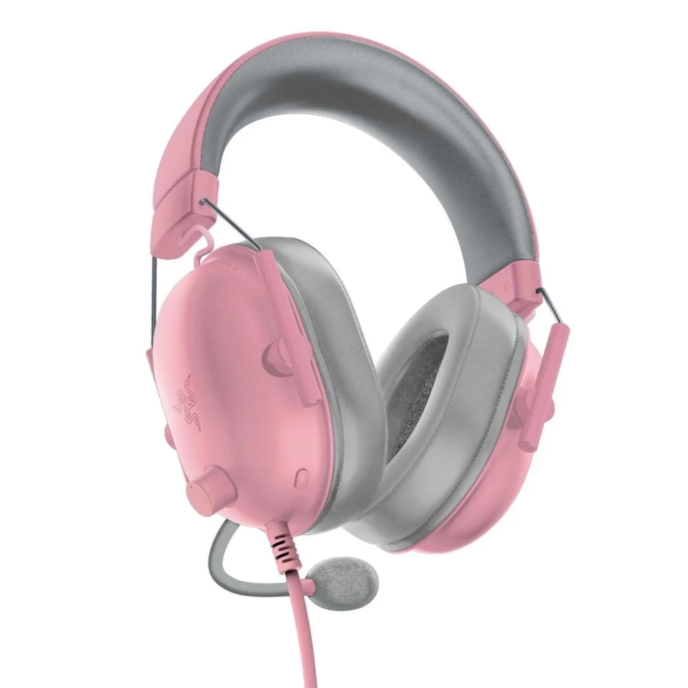Imagem 5 de 5 do produto Headset Gamer Razer Blackshark V2 X, 3,5 Mm, Drivers De 50mm, Múltiplas Plataformas, Quartz - Rosa