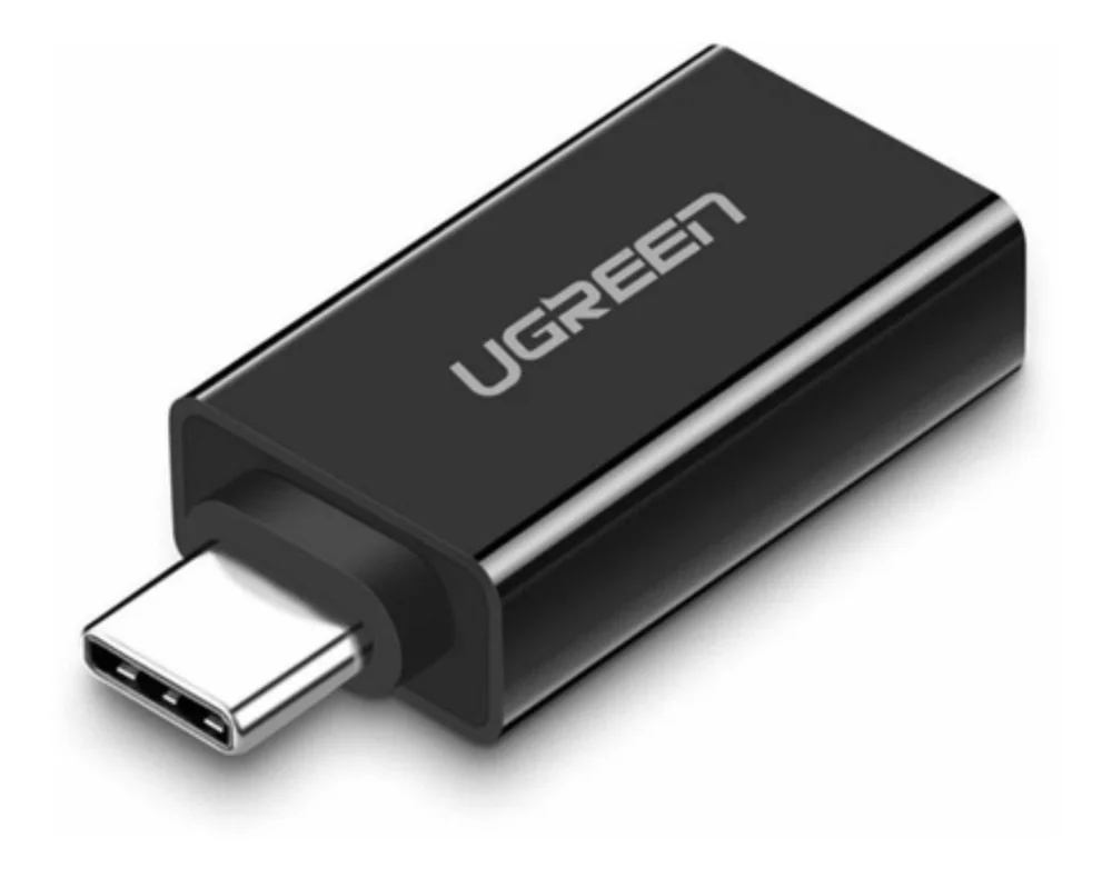 Imagem 2 de 4 do produto Adaptador Ugreen, USB-C Macho, Para, USB-A Fêmea, Preto