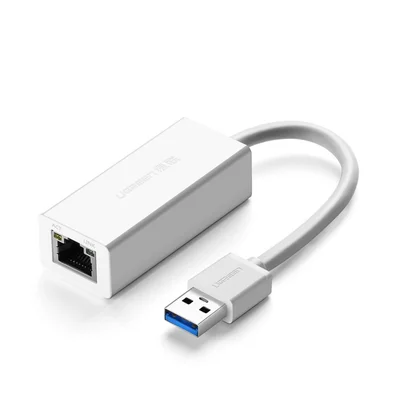 Cabo Adaptador Ugreen, USB-a Para Ethernet, Branco