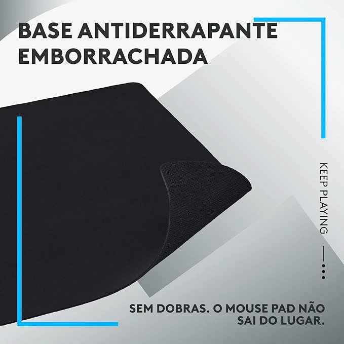 Mouse Pad Gamer Logitech G G240, Preto - 943-000783 Mouse Pad Gamer Logitech G G240, Preto - 943-000783