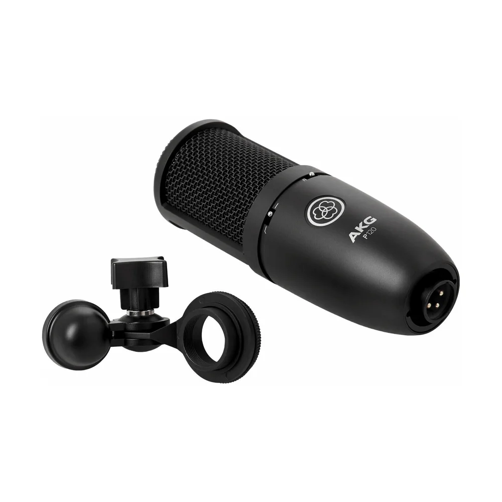 Imagem 2 de 5 do produto Microfone Com Fio Profissional Akg P120, Preto