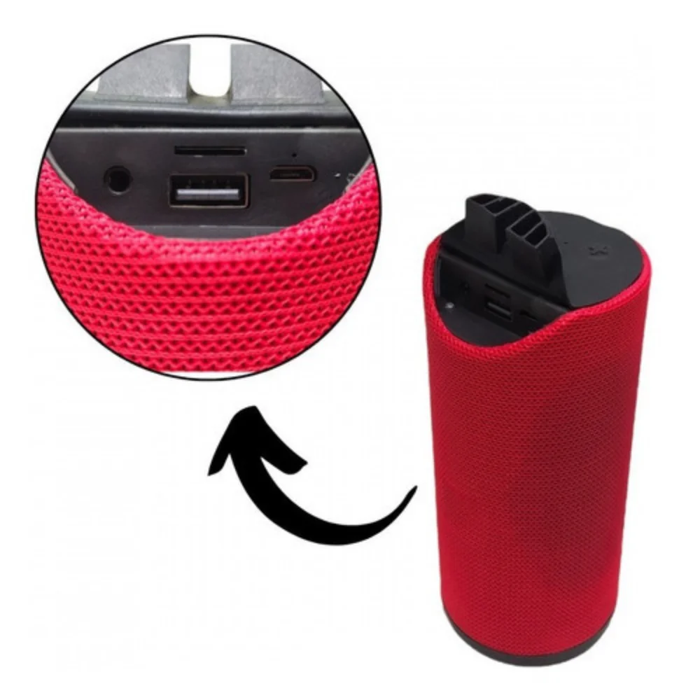Caixa De Som Altomex Al1113, Bluetooth, A Prova De Respingos, Azul