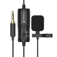 Microfone De Lapela Mirfak Mc1,Com Conector 3.5mm, Preto