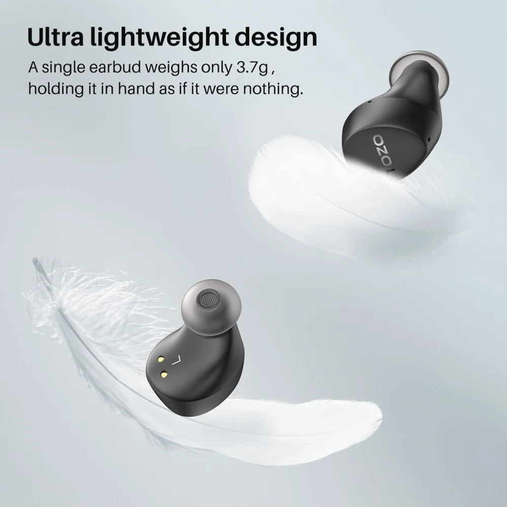 Imagem 5 de 5 do produto Fone De Ouvido In-ear Tozo Agile Dots, Bluetooth 5.3, Preto