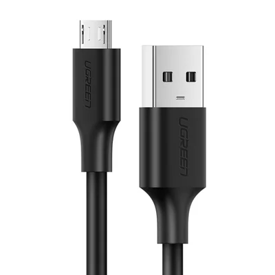 Cabo USB 2.0, Para Micro USB, Macho 1.5 Metros, Preto