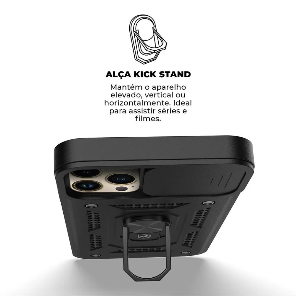 Imagem 3 de 4 do produto Capa Para Iphone 15 Pro Max,Dinamic Cam Protection