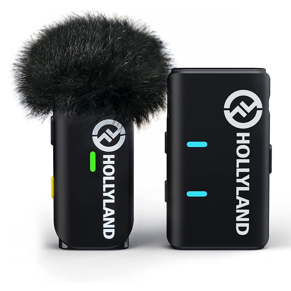 Sistema de Microfone Lapela Sem Fio Hollyland Lark M1, Preto
