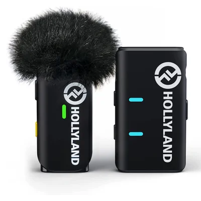 Sistema de Microfone Lapela Sem Fio Hollyland Lark M1, Preto