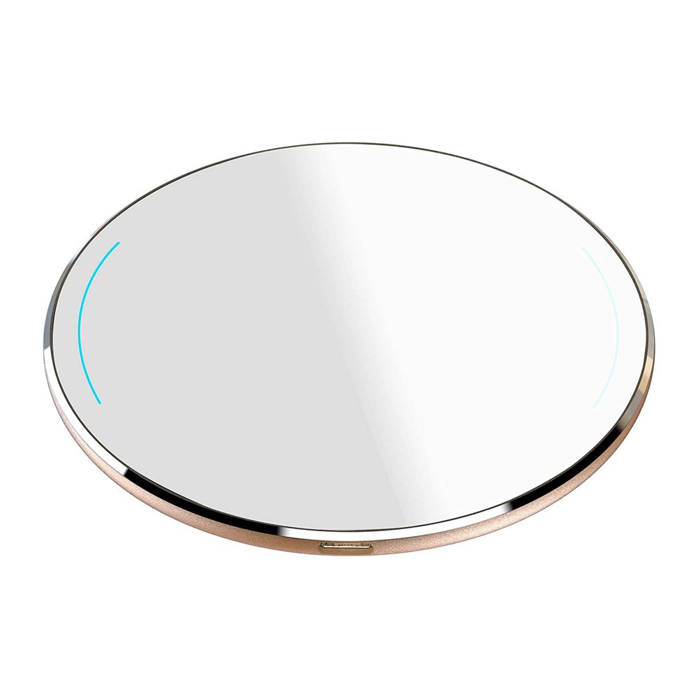 Carregador Sem Fio Tozo W1 E Cabo USB-C/A, Qc 2.0/3.0, Gold