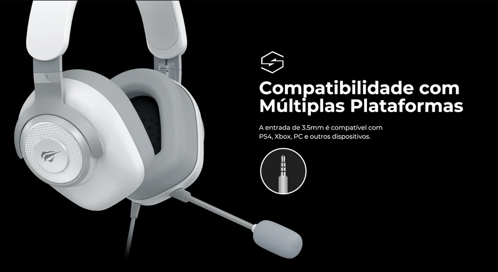 Headset Gamer Havit H2230d, Multiplatform, Drivers 53mm - P2/p3 Headset Gamer Havit H2230d, Multiplatform, Drivers 53mm - P2/p3