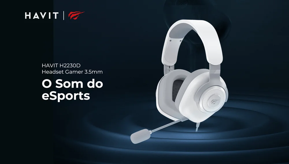 Headset Gamer Havit H2230d, Multiplatform, Drivers 53mm - P2/p3 Headset Gamer Havit H2230d, Multiplatform, Drivers 53mm - P2/p3