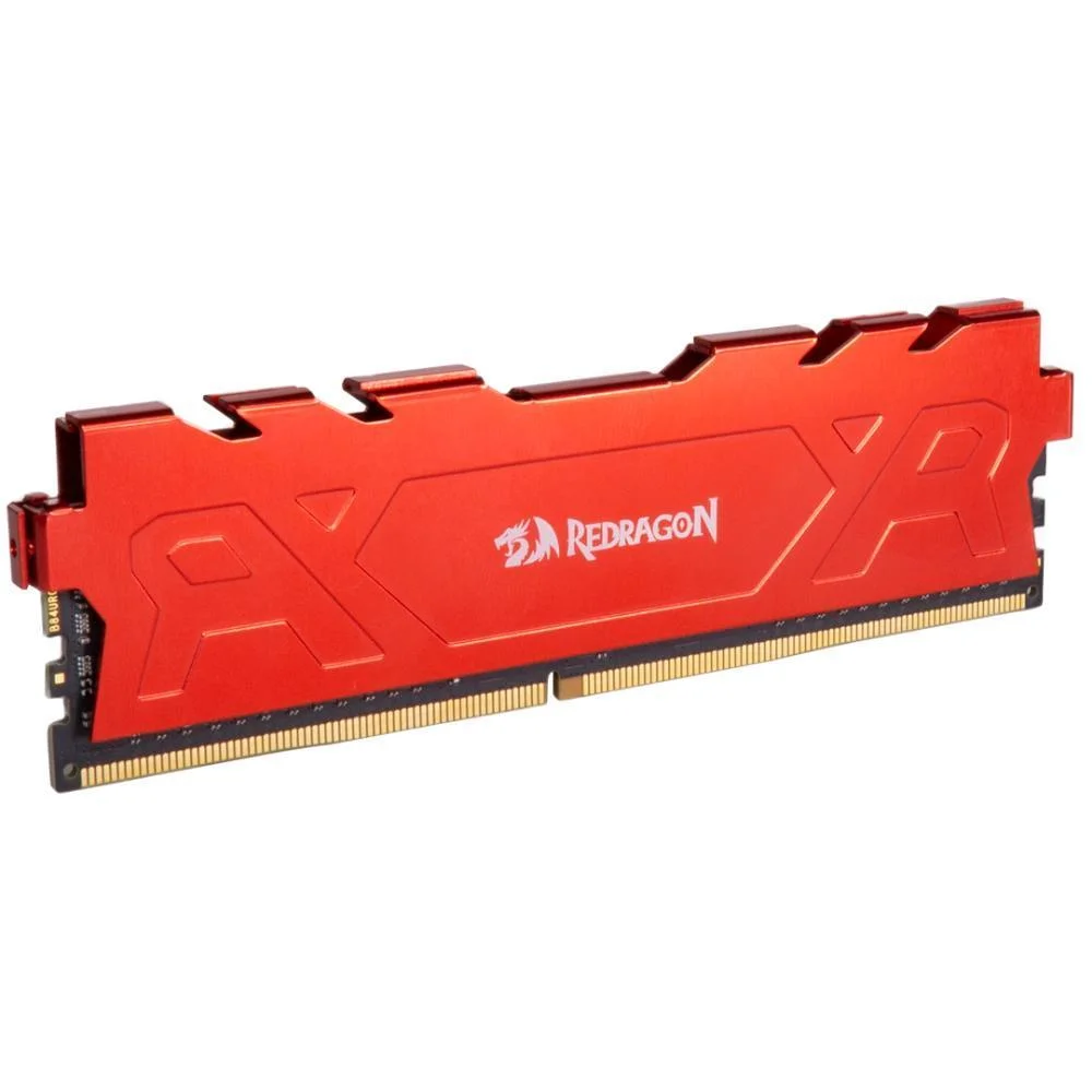 Imagem 3 de 5 do produto Memória Gamer Redragon Rage 8GB, DDR4, 3200 Mhz - Vermelho