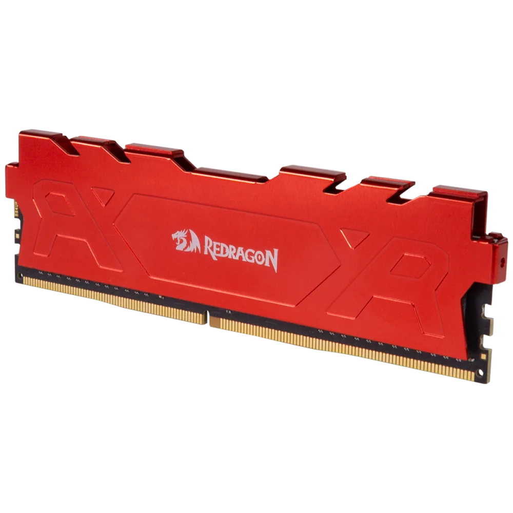 Imagem 4 de 5 do produto Memória Gamer Redragon Rage 8GB, DDR4, 3200 Mhz - Vermelho