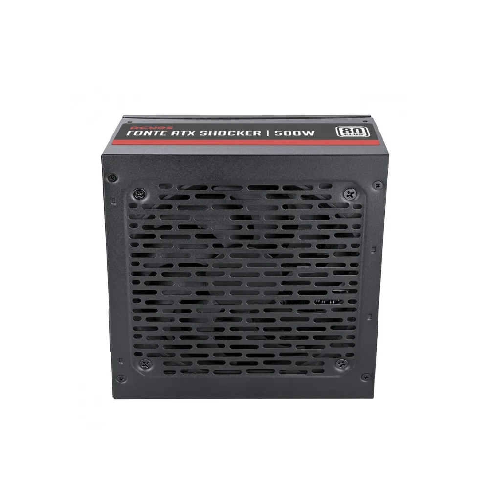 Imagem 2 de 5 do produto Fonte De Alimentação Pcyes Schocker 500w, 80 Plus, White, Pfc Ativo, Com Cabo