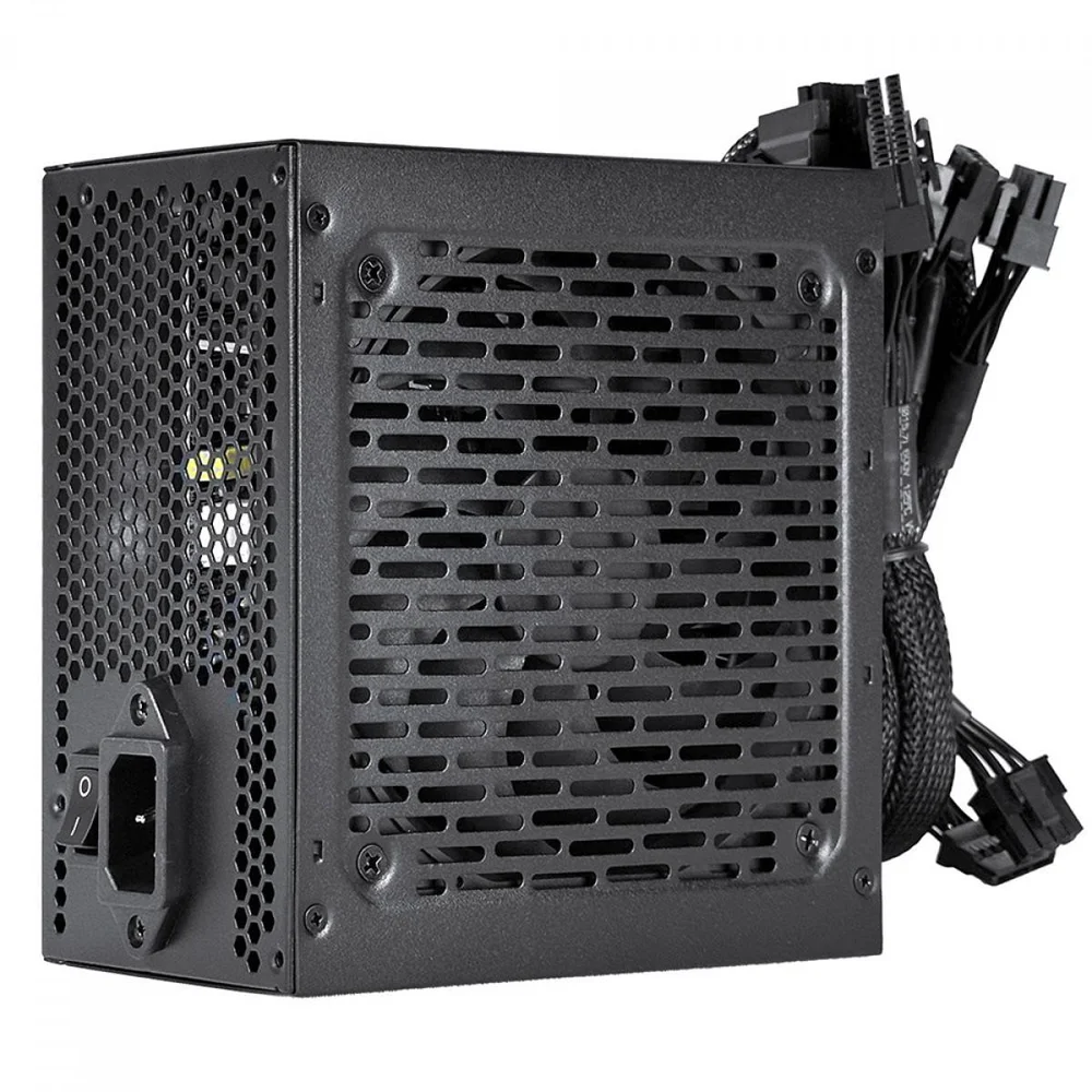 Imagem 4 de 5 do produto Fonte De Alimentação Pcyes Schocker 500w, 80 Plus, White, Pfc Ativo, Com Cabo