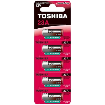 Pilha Toshiba Alcalina 12v, 23a, Com 5 Unidades - 72458