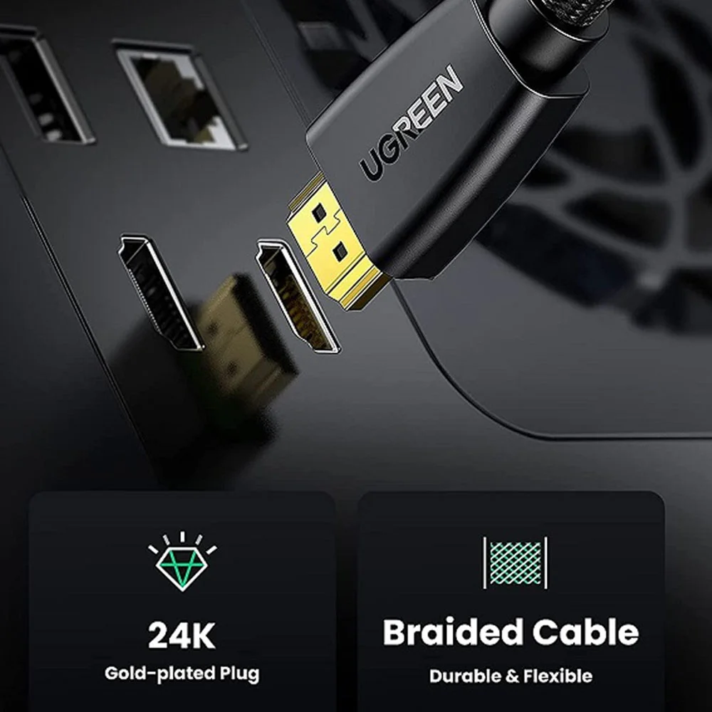 Imagem 4 de 5 do produto Cabo HDMI 2.0,Macho Para Macho 4k/60hz, 1 Metro