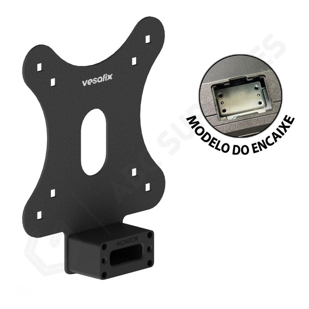 Imagem 5 de 5 do produto Adaptador Vesa Monitor Hq  32 polegadas, Sem Furação Vesa - 32ghq-ledcurvo