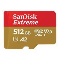 Cartão memória micro sd sandisk 512gb microsd extreme 190mbs   sandisk cartão de memória micro sd 512gb cartão microsd extreme 190mbs velocidade de es