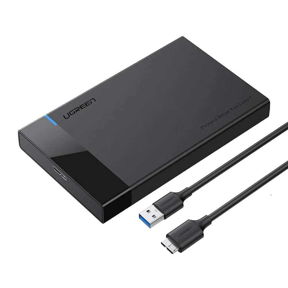 Case Gaveta Ugreen USB 3.0 Para Hd Externo 2.5", Preto Case Gaveta Ugreen USB 3.0 Para Hd Externo 2.5", Preto