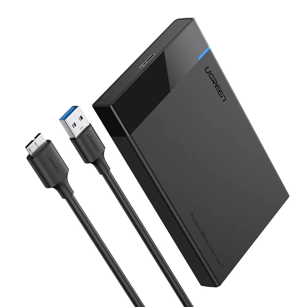 Case Gaveta Ugreen USB 3.0 Para Hd Externo 2.5", Preto Case Gaveta Ugreen USB 3.0 Para Hd Externo 2.5", Preto
