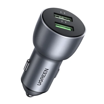 Carregador Veicular, 2 Portas USB Tipo A Max. 36w