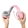 Headset Gamer Foxy Bright 7.1 RGB ,Rosa, Cinza
