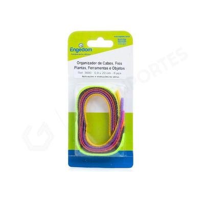 Organizador De Cabos 0,9 X 20 Cm - Engedom 3680