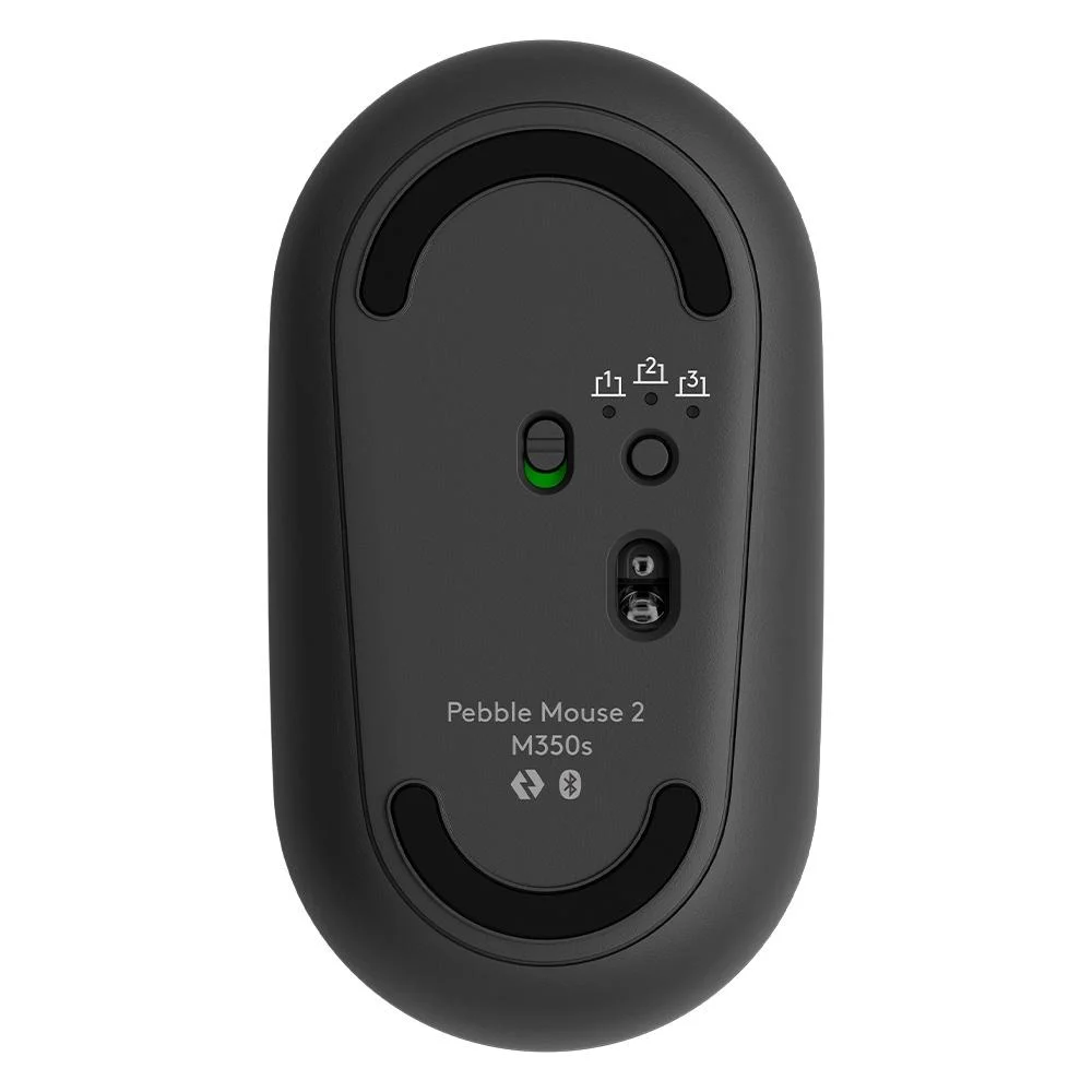 Imagem 3 de 5 do produto Mouse Logitech, Pebble 2 M350s, Sem Fio, Grafite