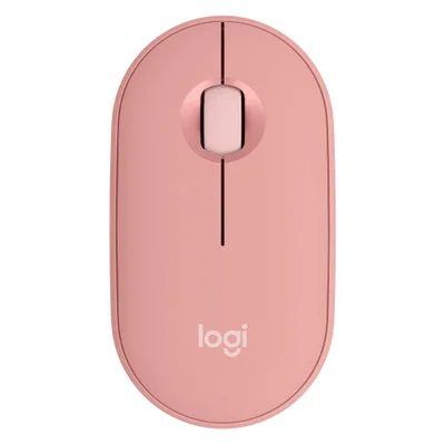 Mouse Logitech Pebble 2 M350s, Sem Fio, Rosa - 910-007048