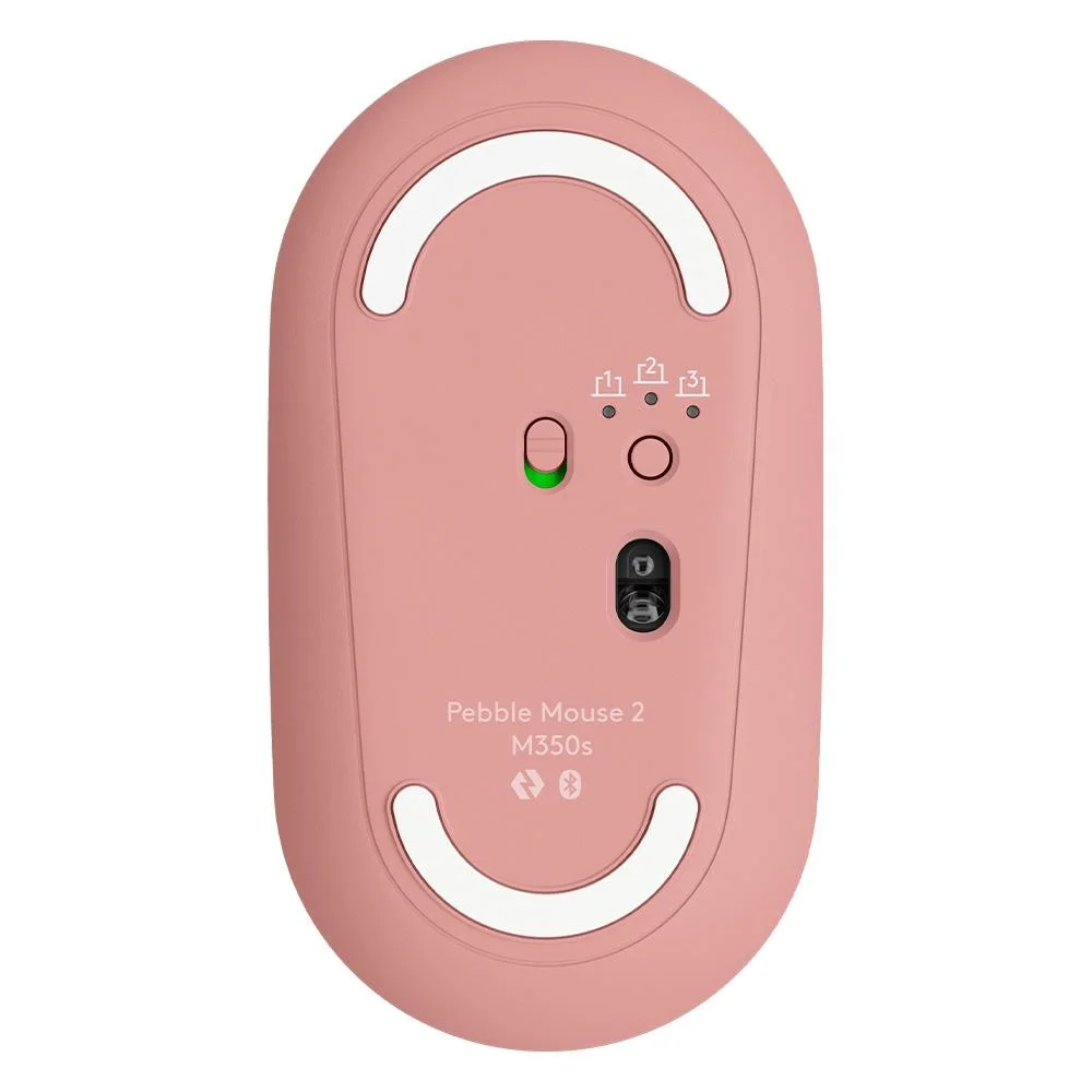 Imagem 5 de 5 do produto Mouse Logitech Pebble 2 M350s, Sem Fio, Rosa - 910-007048