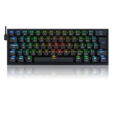 Teclado Gamer Redragon Mecanico Fizz Pro, RGB - K616-rgb-b