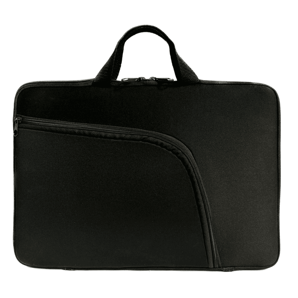 Capa Case Notebook Com Bolso, Slim, Prática Reforçada, Ziper Duplo, Preto - 10 Polegadas Capa Case Notebook Com Bolso, Slim, Prática Reforçada, Ziper Duplo, Preto - 10 Polegadas