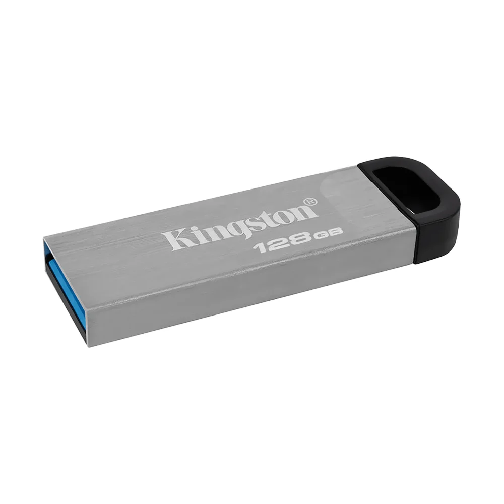 Imagem 3 de 3 do produto Pen Drive Kingston 128GB Datatraveler Kyson, USB 3.2, Gen 1, Leitura De 200mb/s, Metal - Dtkn/128gb